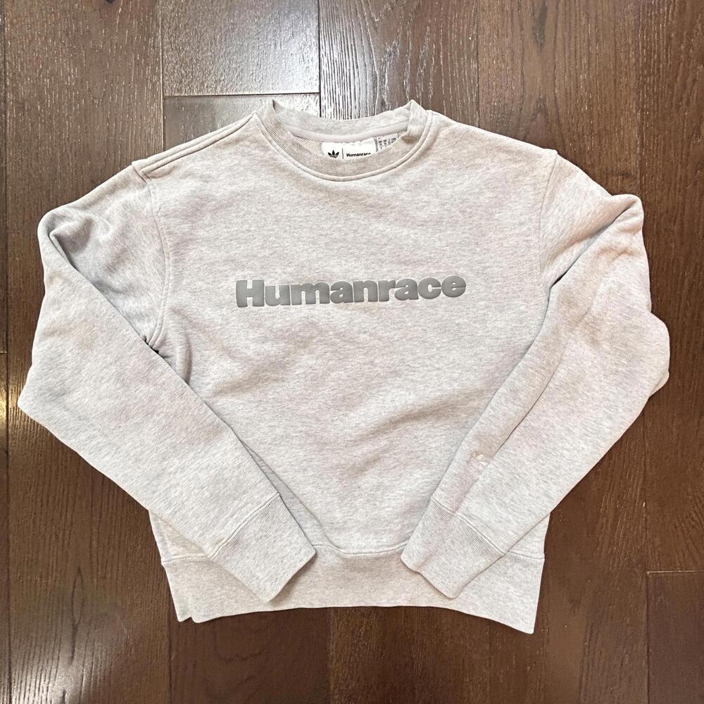 Adidas x Pharell Williams Humanrace Grey Crewneck Sweatshirt Women's XS